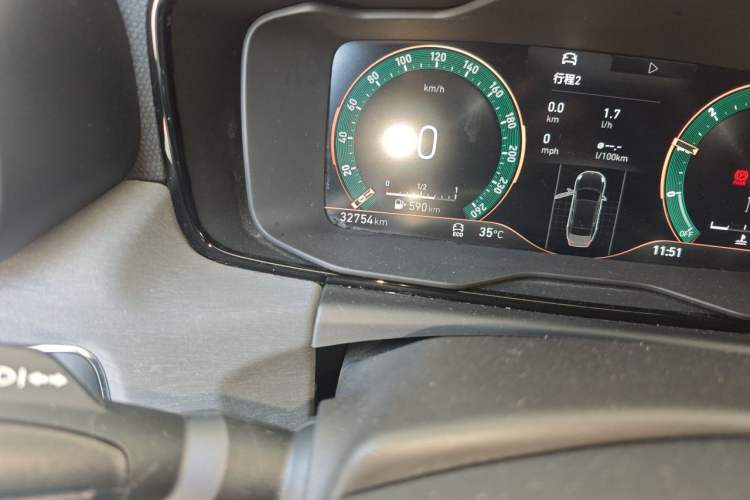 Used Lynk & Co 03 2021 1.5TD DCT Jing Champion Edition Odometer Close Up