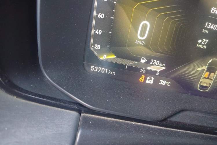 Used Lynk & Co 03 2021 2.0TD Automatic Jing Plus Odometer Close Up