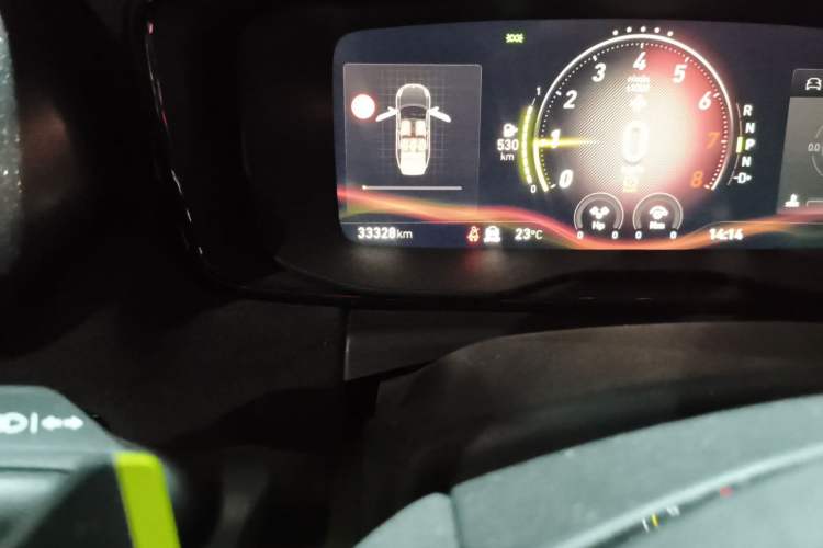 Used Lynk & Co 03 2021 03+ 2.0TD Automatic Wind-Chasing Edition Odometer Close Up