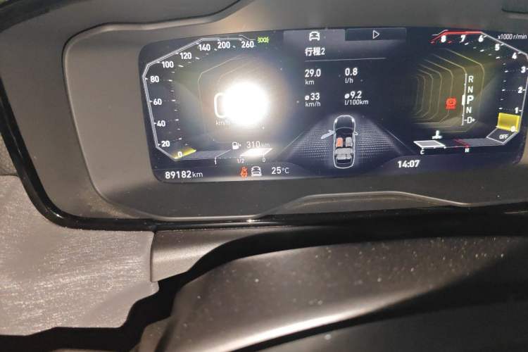 Used Lynk & Co 03 2022 2.0TD DCT JingPro Odometer Close Up