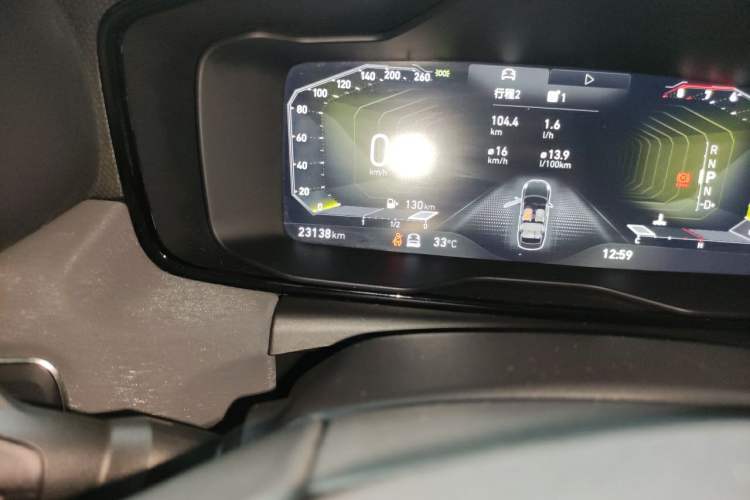Used Lynk & Co 03 2022 1.5TD DCT JingPro Odometer Close Up