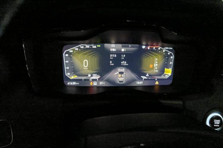 Used Lynk & Co 03 2022 2.0TD DCT JingPro Odometer Close Up