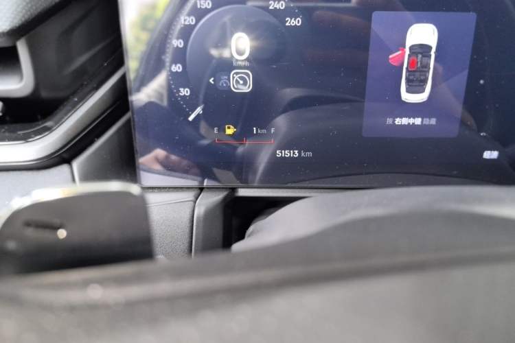 Used Lynk & Co 03 2023 1.5TD DCT JingPlus Odometer Close Up