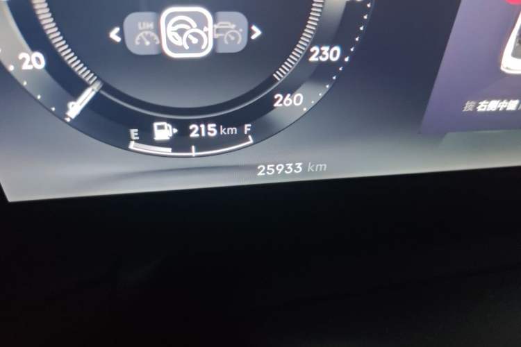 Used Lynk & Co 03 2023 2.0TD DCT JingPro Odometer Close Up