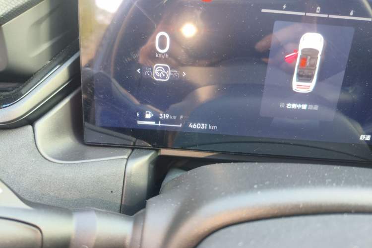 Used Lynk & Co 03 2023 1.5T EM-F PM Odometer Close Up