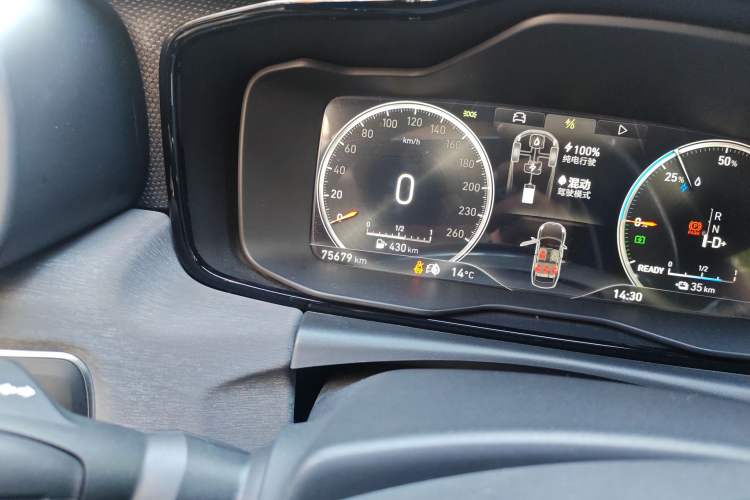 Used Lynk & Co 03 New Energy 2019 1.5T PHEV Pro Odometer Close Up