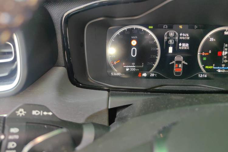 Used Lynk & Co 03 New Energy 2019 1.5T PHEV Pro Odometer Close Up
