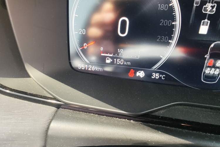 Used Lynk & Co 03 New Energy 2019 1.5T PHEV Pro Odometer Close Up