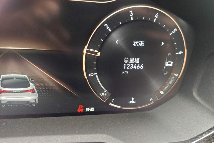 Used Lynk & Co 05 2020 2.0TD Four-Wheel Drive HypeHalo Odometer Close Up