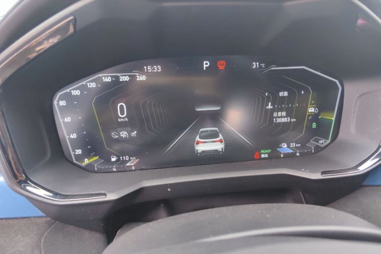 Used Lynk & Co 05 EM-P 2021 1.5TD PHEV HALO Odometer Close Up