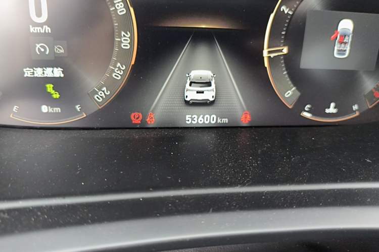 Used Lynk & Co 06 2020 1.5T JinPro model Odometer Close Up