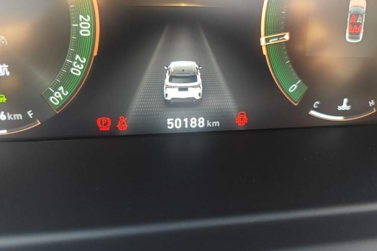 Used Lynk & Co 06 2020 1.5T YAO Halo Odometer Close Up