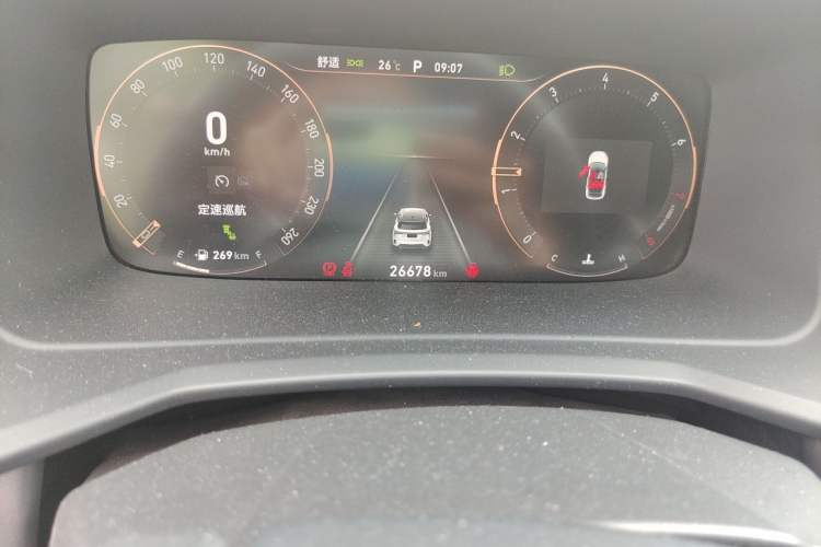 Used Lynk & Co 06 2020 1.5T JinPro model Odometer Close Up