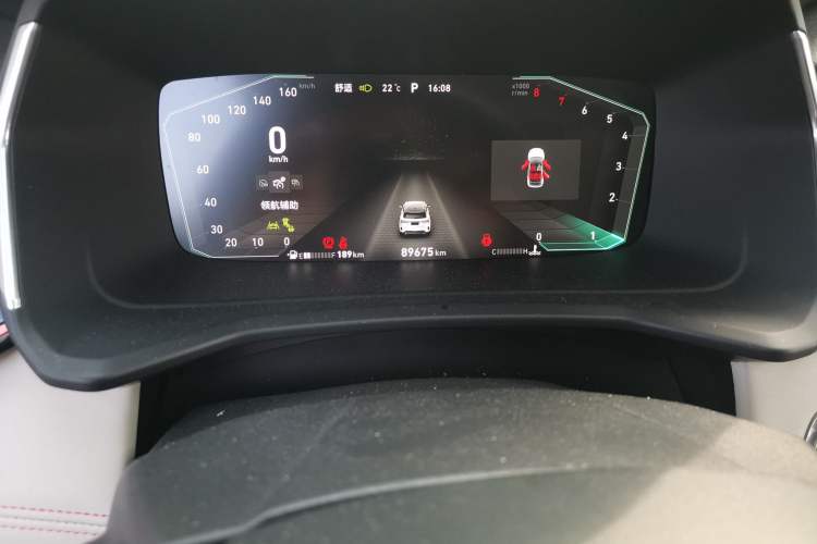 Used Lynk & Co 06 2020 1.5T YAO Halo Odometer Close Up