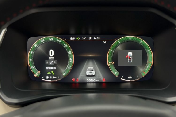 Used Lynk & Co 06 2020 1.5T YAO Halo Odometer Close Up