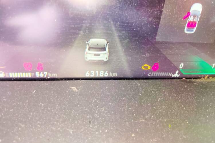 Used Lynk & Co 06 2020 1.5T YAO Halo Odometer Close Up