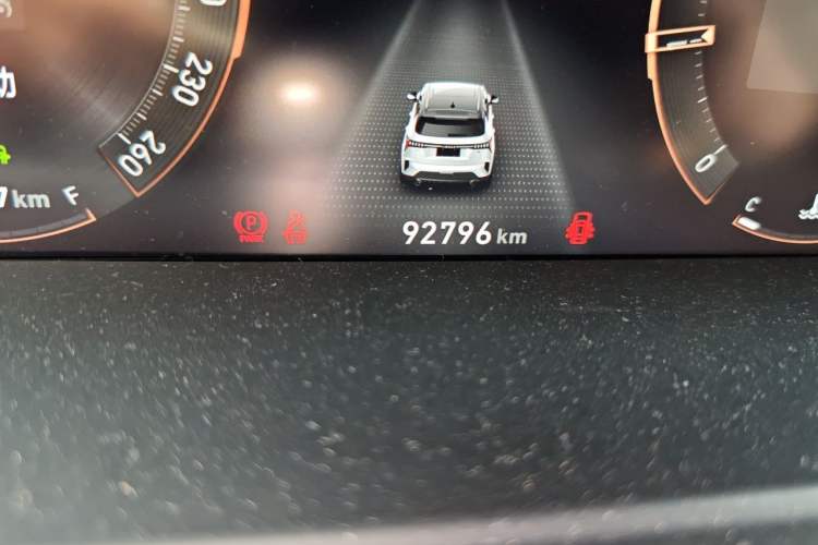 Used Lynk & Co 06 2020 1.5T YAO Halo Odometer Close Up