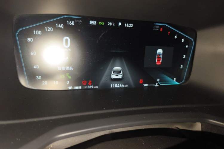 Used Lynk & Co 06 2020 1.5T YAO Halo Odometer Close Up