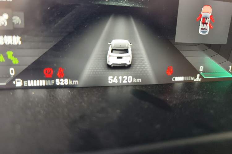 Used Lynk & Co 06 2020 1.5T YAO Halo Odometer Close Up