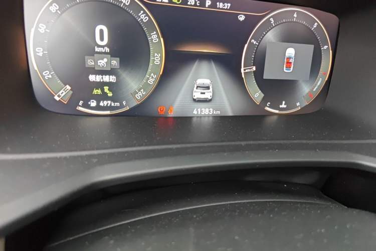 Used Lynk & Co 06 2020 1.5T YAO Halo Odometer Close Up