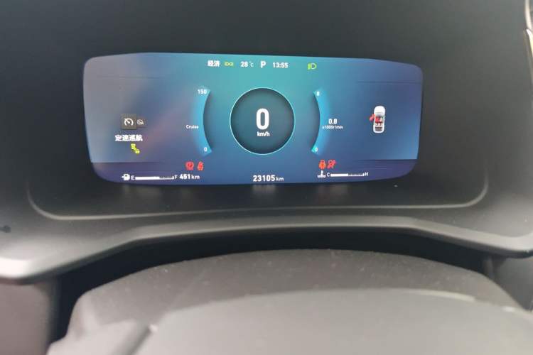 Used Lynk & Co 06 2020 1.5T JinPro model Odometer Close Up
