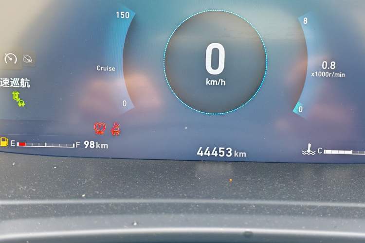 Used Lynk & Co 06 2020 1.5T JinPro model Odometer Close Up