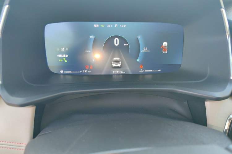 Used Lynk & Co 06 2020 1.5T JinPro model Odometer Close Up