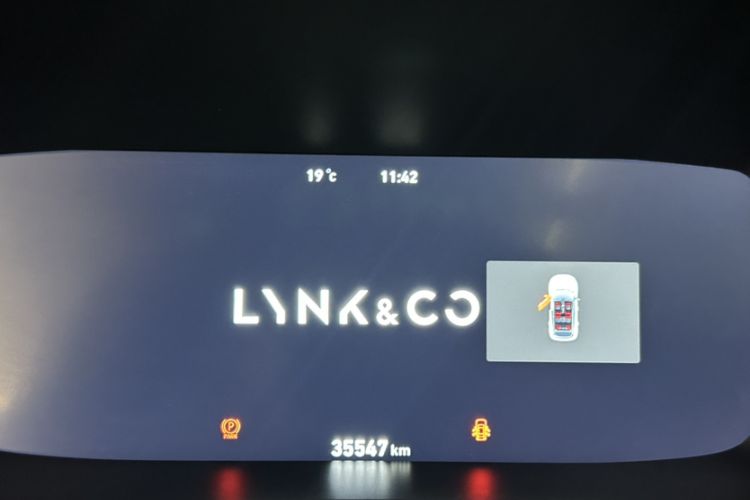 Used Lynk & Co 06 2020 1.5T JinPro model Odometer Close Up
