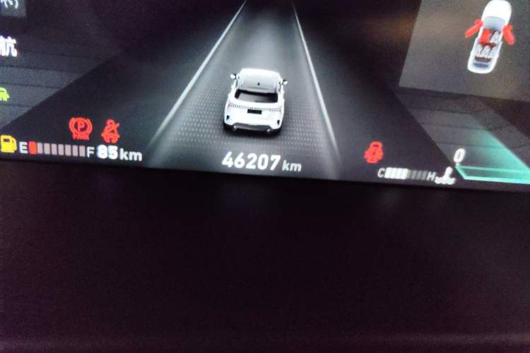 Used Lynk & Co 06 2020 1.5T YAO Halo Odometer Close Up