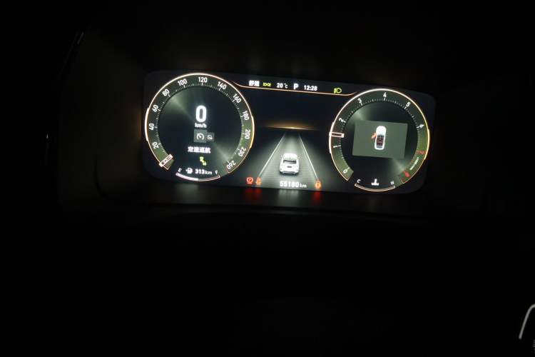 Used Lynk & Co 06 2020 1.5T JinPro model Odometer Close Up