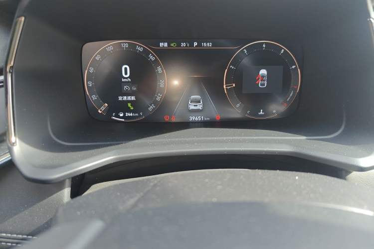 Used Lynk & Co 06 2020 1.5T JinPro model Odometer Close Up