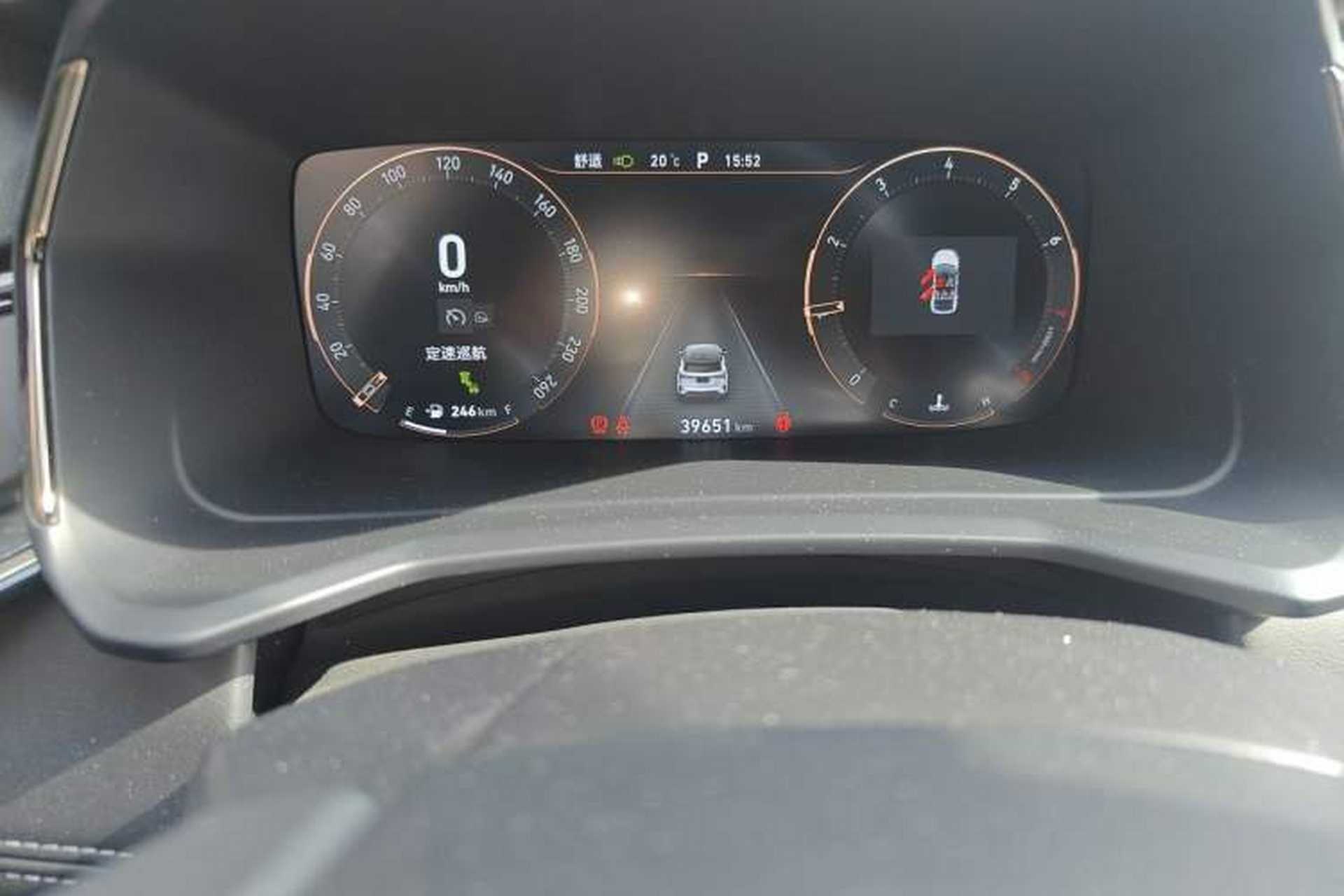 Used Lynk & Co 06 2020 1.5T JinPro model Odometer Close Up
