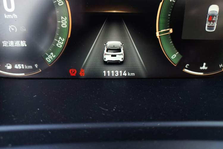 Used Lynk & Co 06 2020 1.5T Type Plus Odometer Close Up