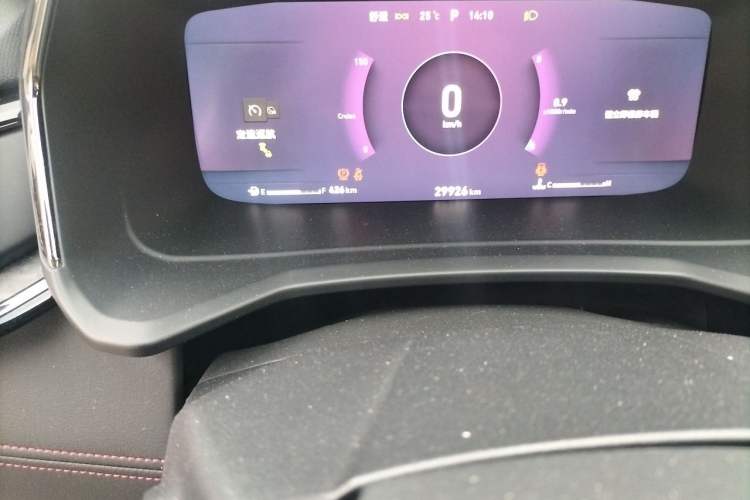 Used Lynk & Co 06 2020 1.5T JinPro model Odometer Close Up