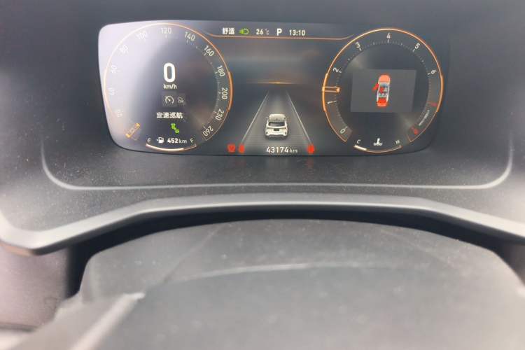 Used Lynk & Co 06 2020 1.5T JinPro model Odometer Close Up