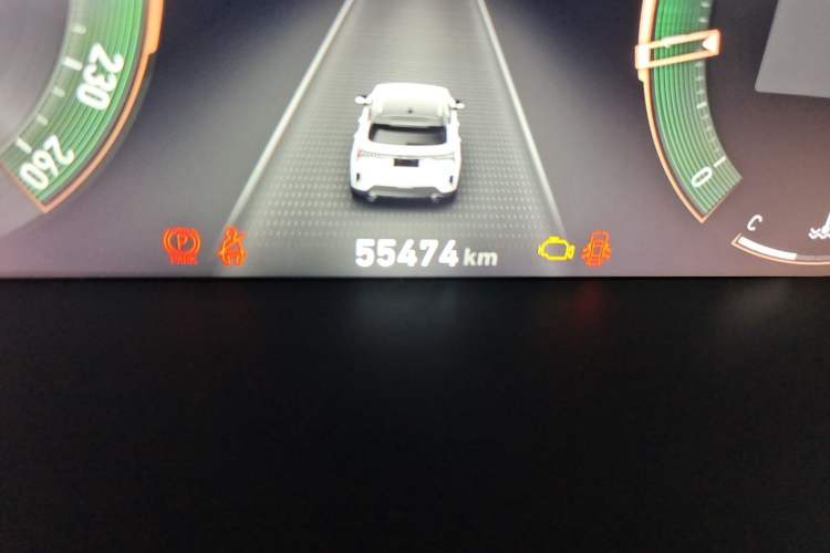 Used Lynk & Co 06 2020 1.5T JinPro model Odometer Close Up