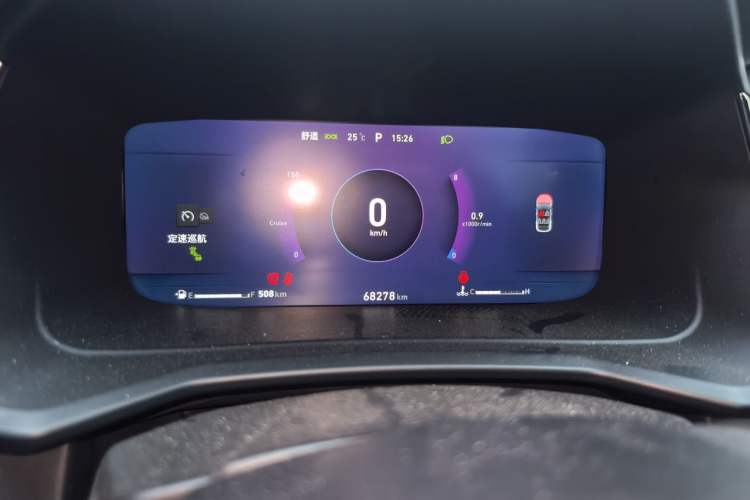 Used Lynk & Co 06 2020 1.5T JinPro model Odometer Close Up