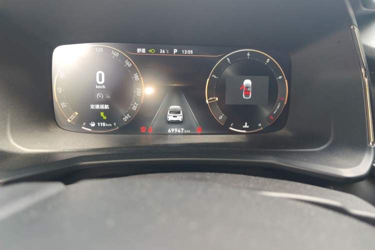Used Lynk & Co 06 2020 1.5T JinPro model Odometer Close Up