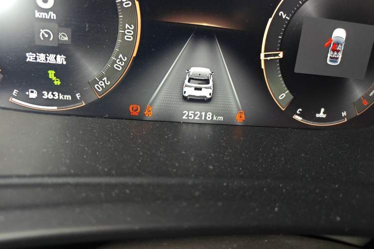 Used Lynk & Co 06 2020 1.5T JinPro model Odometer Close Up
