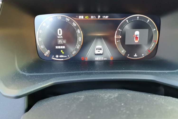 Used Lynk & Co 06 2020 1.5T JinPro model Odometer Close Up