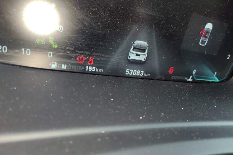 Used Lynk & Co 06 2020 1.5T YAO Halo Odometer Close Up