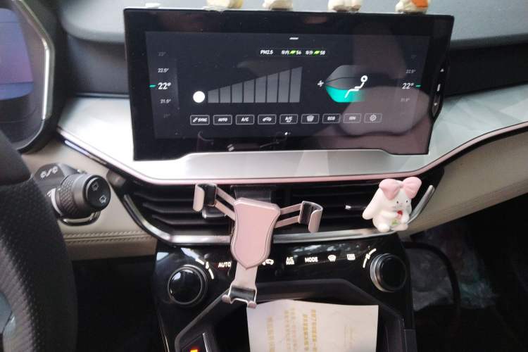 Used Lynk & Co 06 2021 1.5T Shero Pink Special Edition Audio And AC Panel