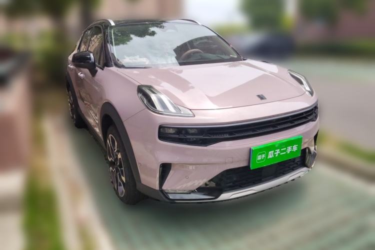 Used Lynk & Co 06 2021 1.5T Shero Pink Special Edition Front Right 45 Deg