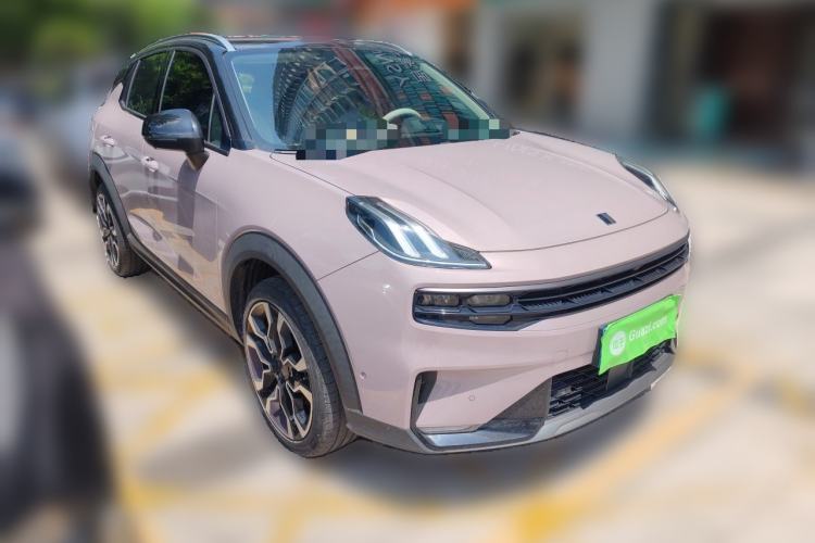 Used Lynk & Co 06 2021 1.5T Shero Pink Special Edition Front Right 45 Deg