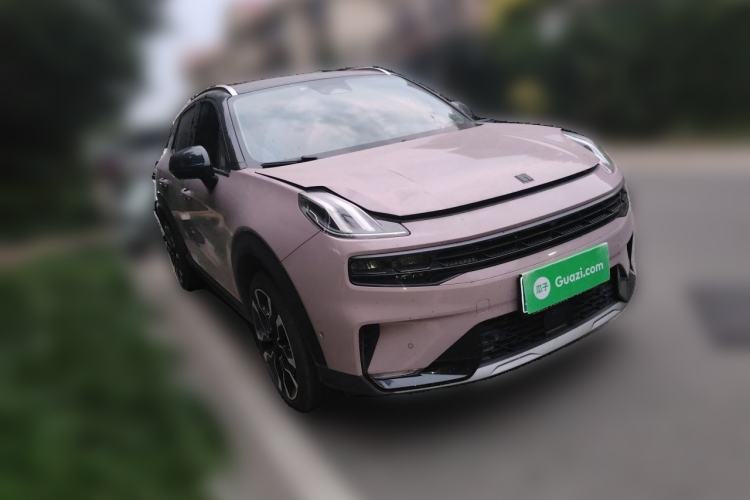 Used Lynk & Co 06 2021 1.5T Shero Pink Special Edition Front Right 45 Deg
