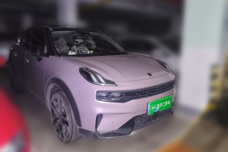 Used Lynk & Co 06 2021 1.5T Shero Pink Special Edition Front Right 45 Deg