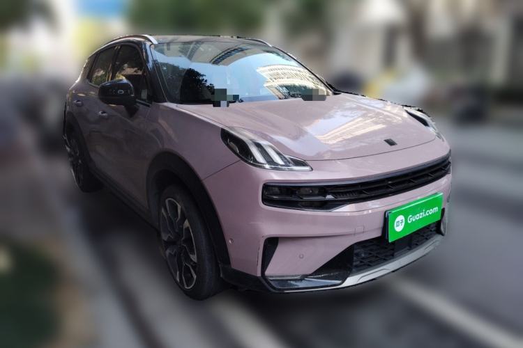 Used Lynk & Co 06 2021 1.5T Shero Pink Special Edition Front Right 45 Deg