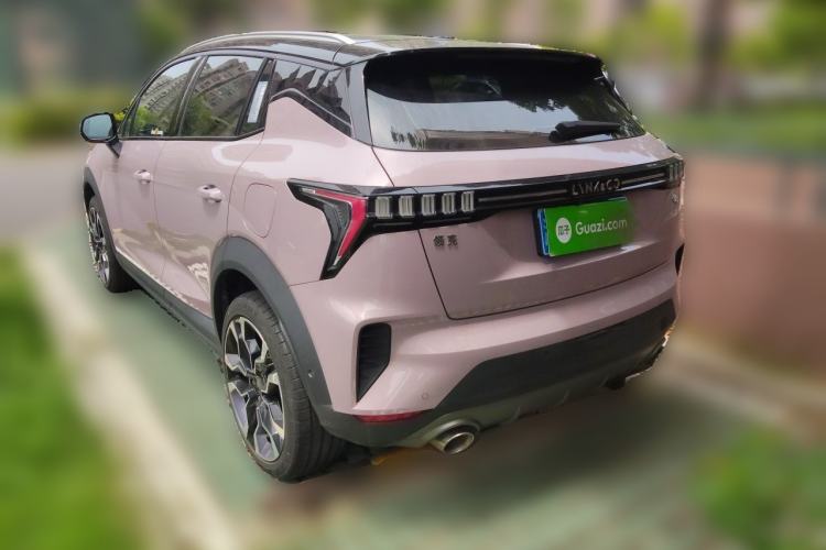 Used Lynk & Co 06 2021 1.5T Shero Pink Special Edition Rear Left 45 Deg