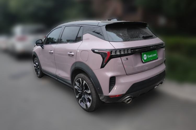 Used Lynk & Co 06 2021 1.5T Shero Pink Special Edition Rear Left 45 Deg