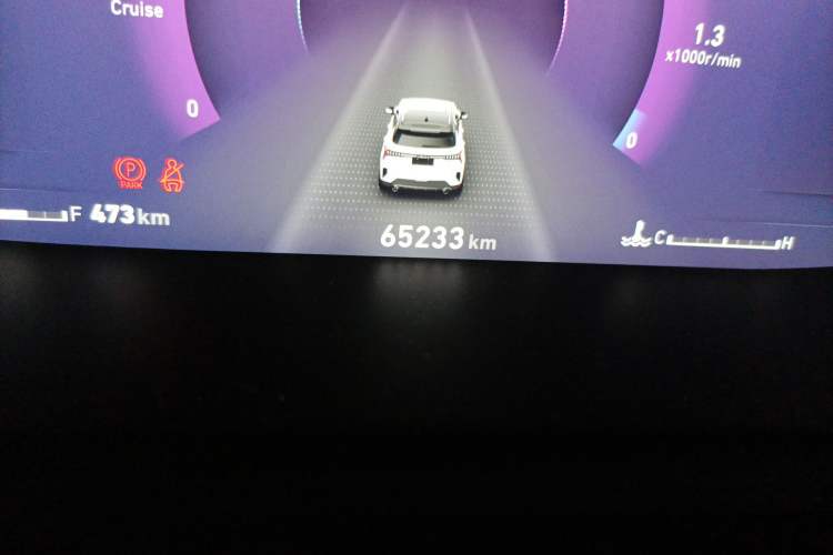 Used Lynk & Co 06 2021 1.5T Shero Pink Special Edition Odometer Close Up